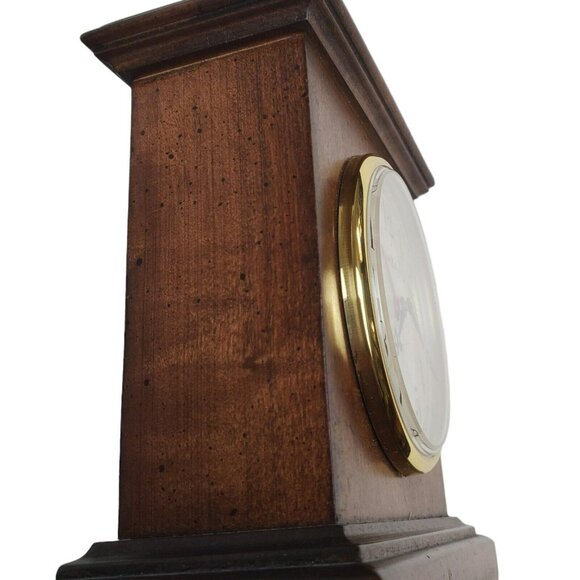 Vintage Howard Miller Mantel Clock Quartz 612-350 Wood Battery Alarm READ Parts - Picture 14 of 16